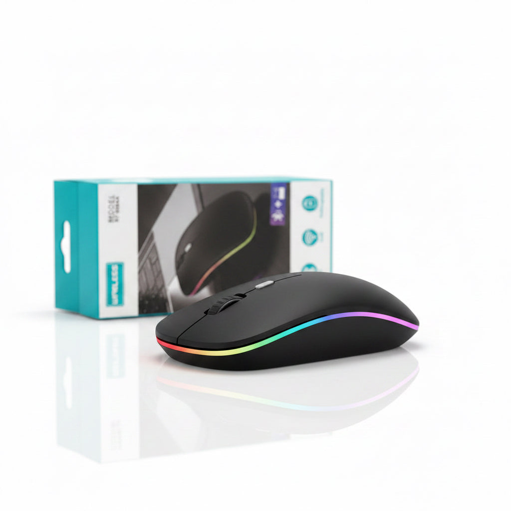 RF-5084A Wireless Rechargeable Bluetooth & 2.4G Mouse