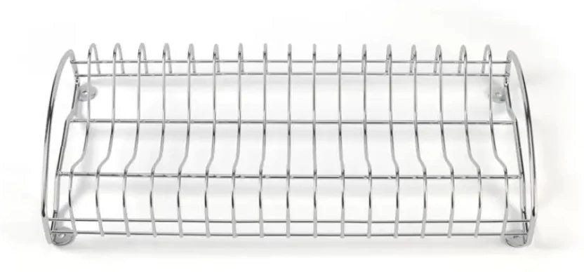 Plate Rack, Chrome Plated Steel Plate Kitchen Rack  (silver)