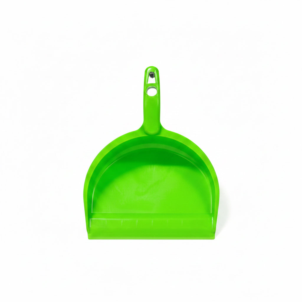 Plastic Dustpan with Handle – Assorted Colours