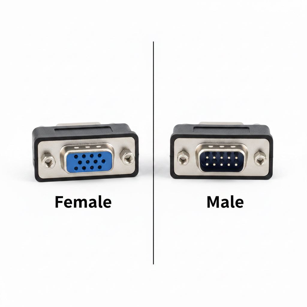 VGA Gender Changer Adapter – Male to Female