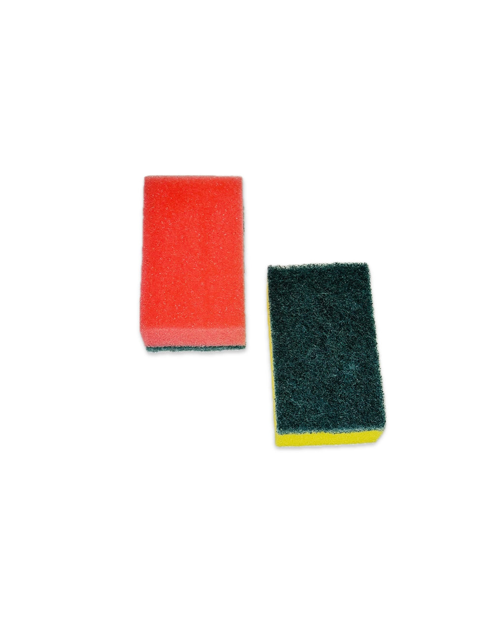 8 Pack - Kitchen Cleaning Set, 2 Peds Scoub Sponge with, 2 Steel Wool, 2 Wire Scourers, and 2 Sponge Scourers multicolour