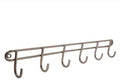 6 Hook Utility Rack, (Pack of 1)