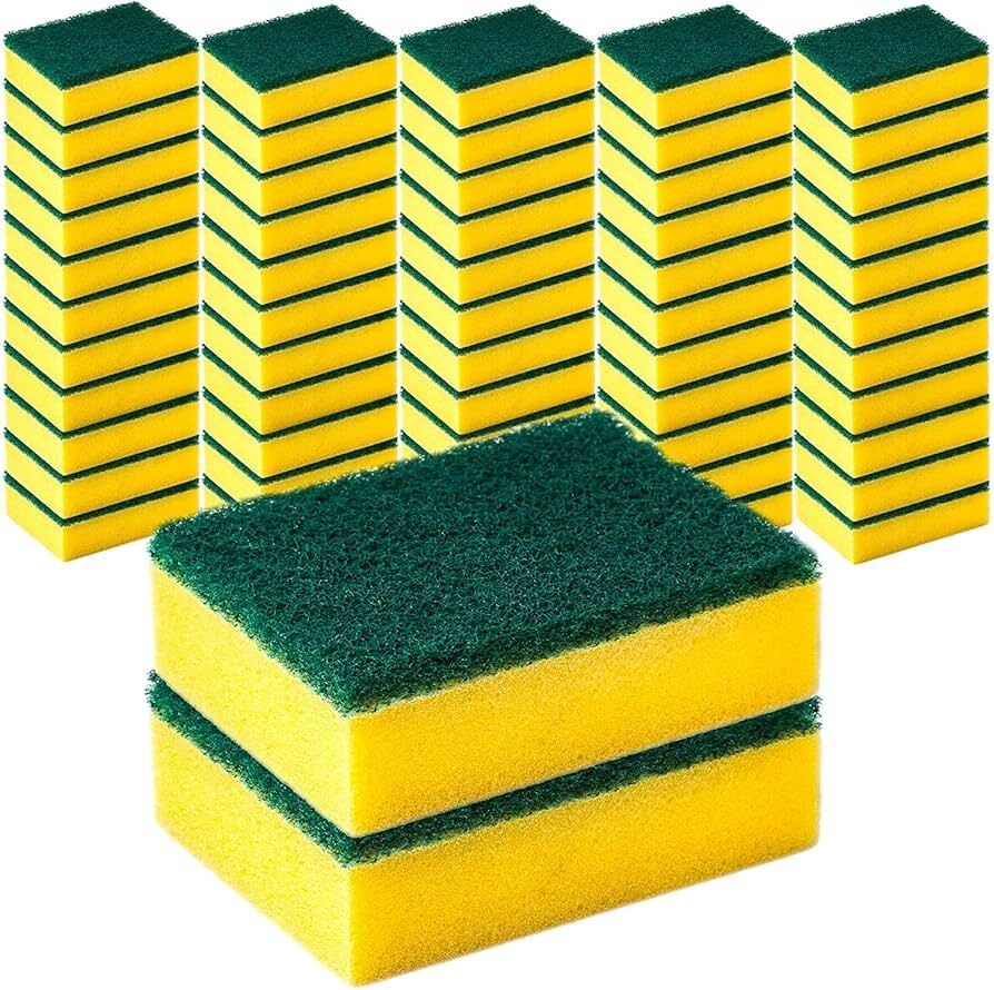 50 Dish sponges Scrub Sponge