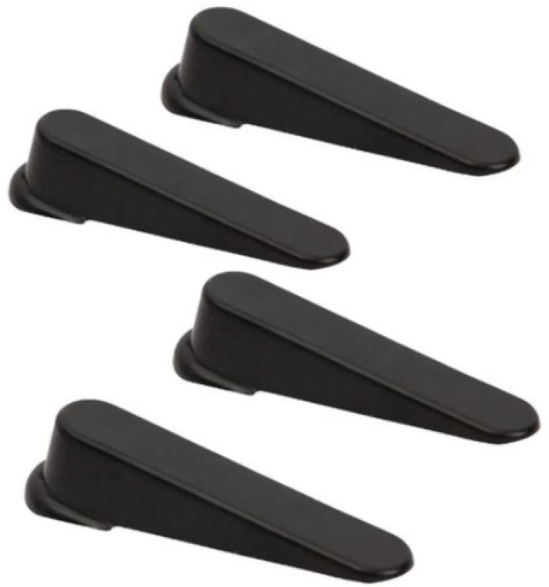 Hinge Pin Door Mounted Door Stopper  (Black)
