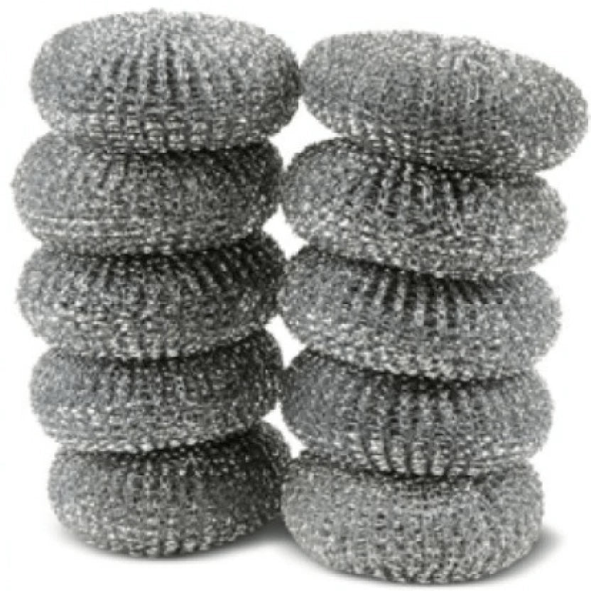Pot Scourer Stainless Steel Scrub  (Regular, Pack of 20)