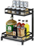 ShopMarket Premium 2-Tier Countertop Kitchen Organiser & Multi-Function Spice Rack